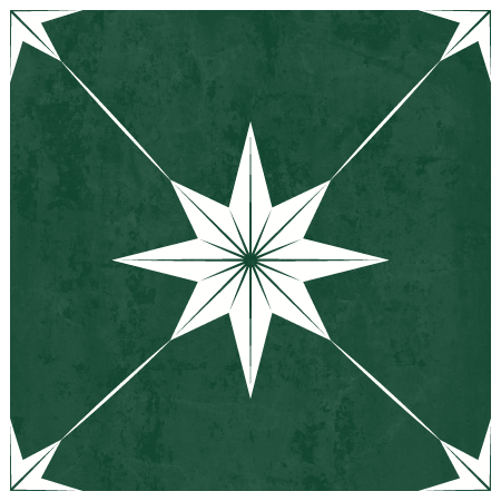 Estella Sticker Tile | Hunter Green