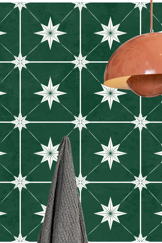 Estella Sticker Tile | Hunter Green