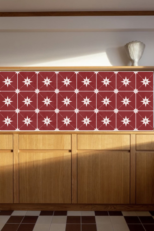 Estella Sticker Tile | Rancho Red