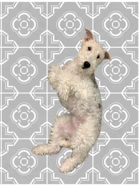 Léonie Sticker Tile | Dove Grey