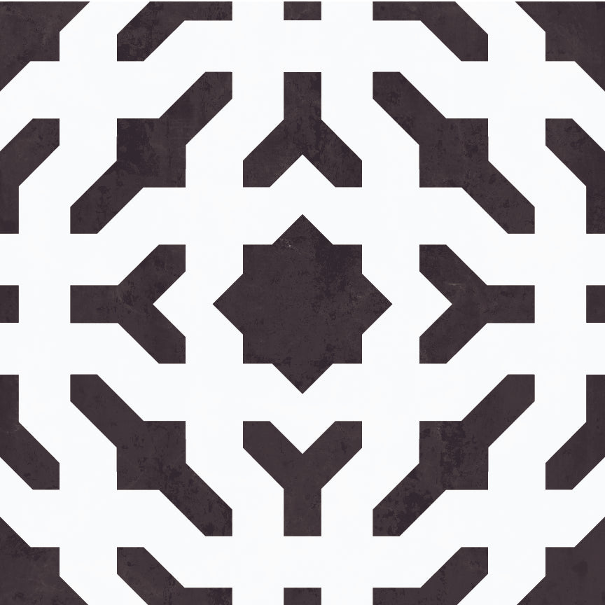 Silas Sticker Tile | Onyx