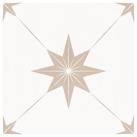 Estella Sticker Tile | Sandrift - White