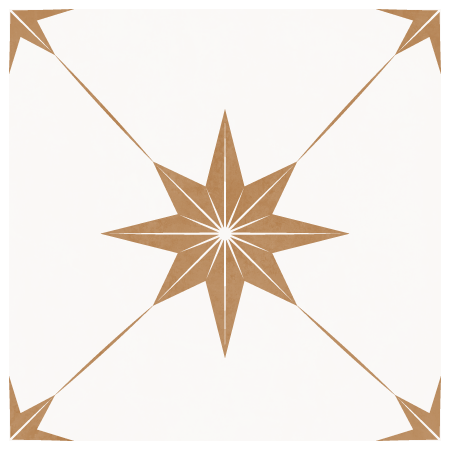 Estella Sticker Tile | Golden Age - White