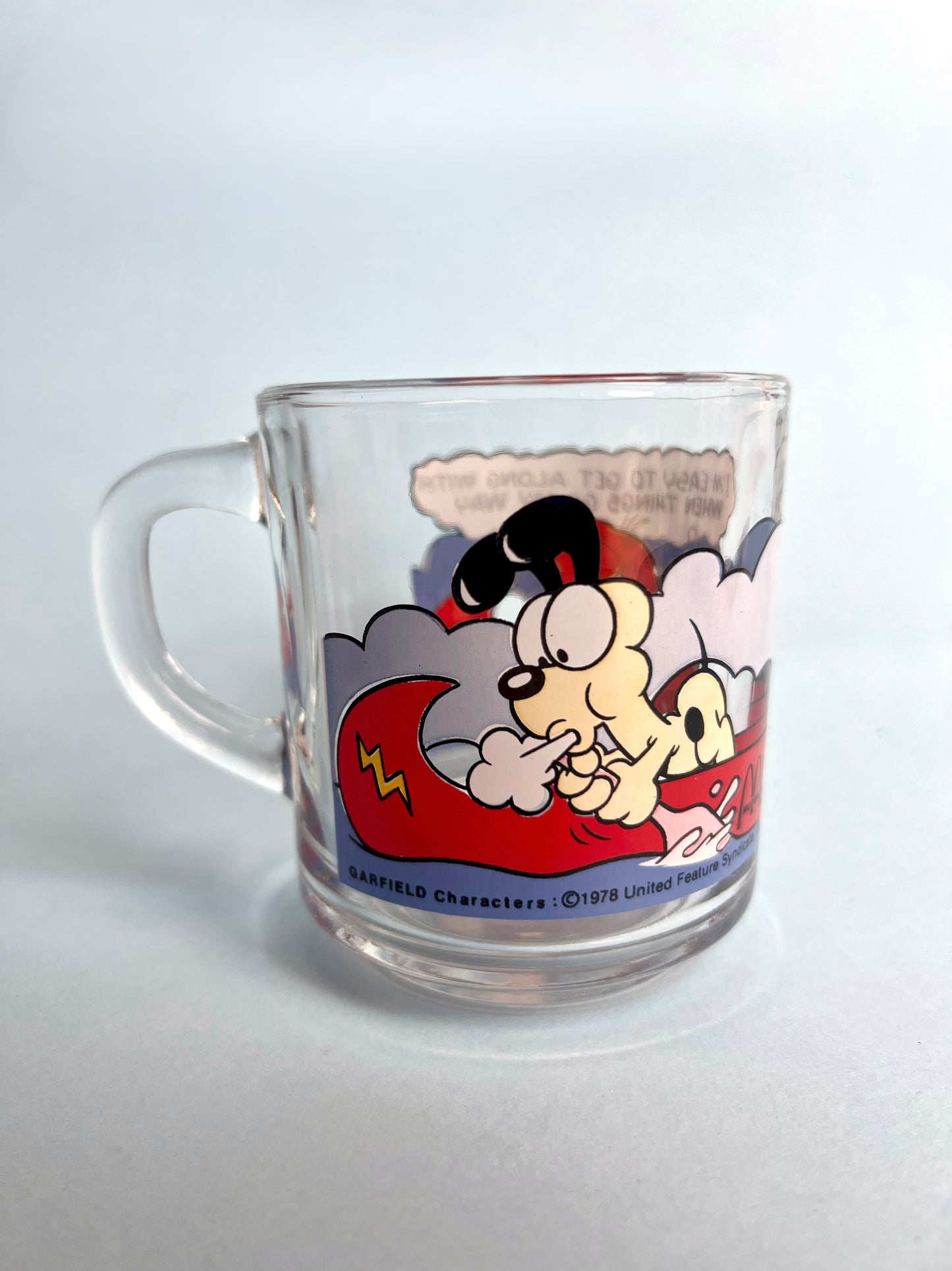 Vintage McDonald’s Anchor Hocking “Garfield” Glass Mug – 1978