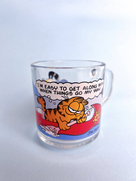 Vintage McDonald’s Anchor Hocking “Garfield” Glass Mug – 1978