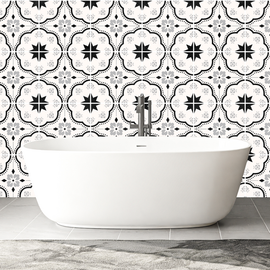 Lucia Sticker Tile | Stonewash