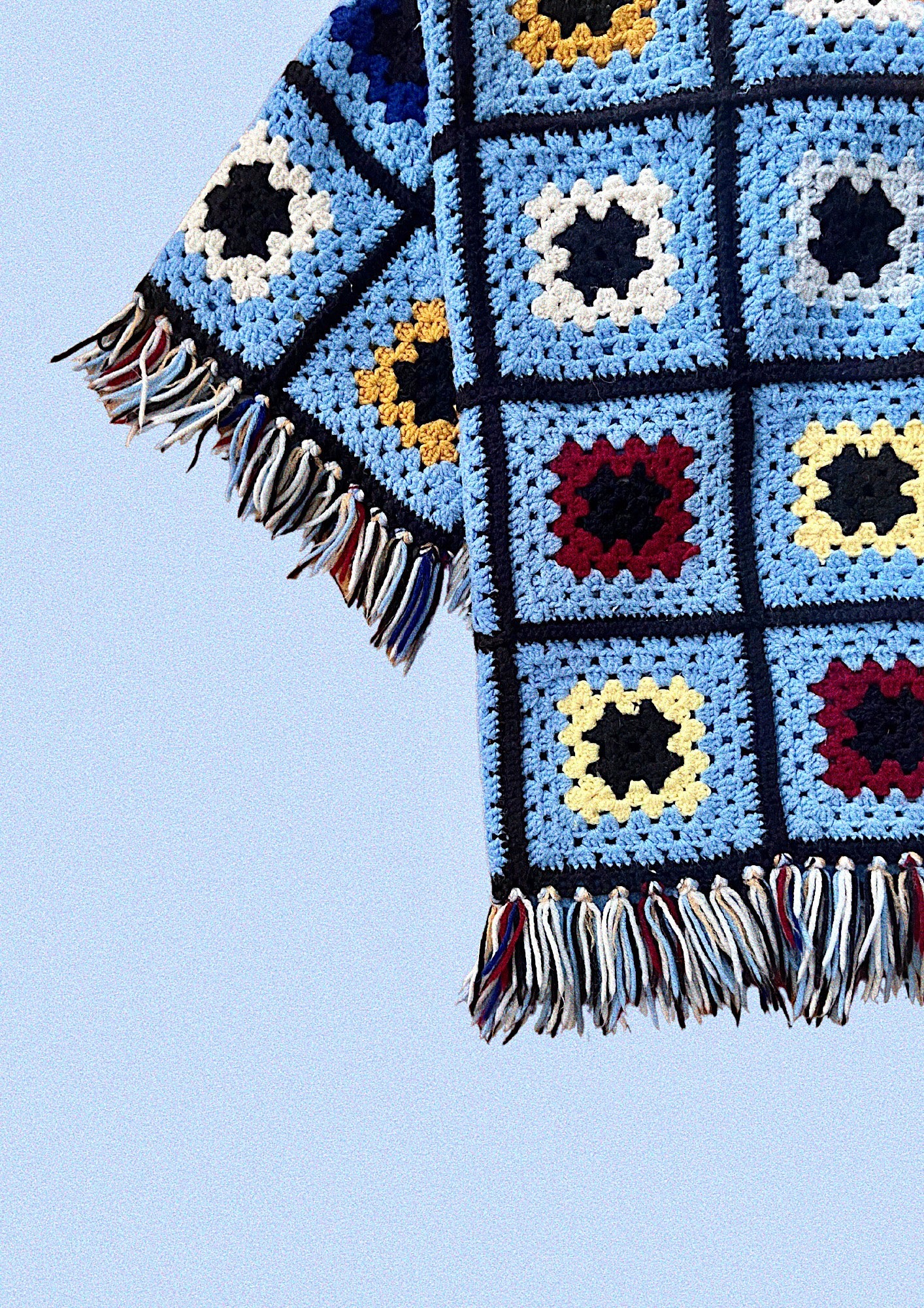 Vintage Zeke Afghan Kids Blanket