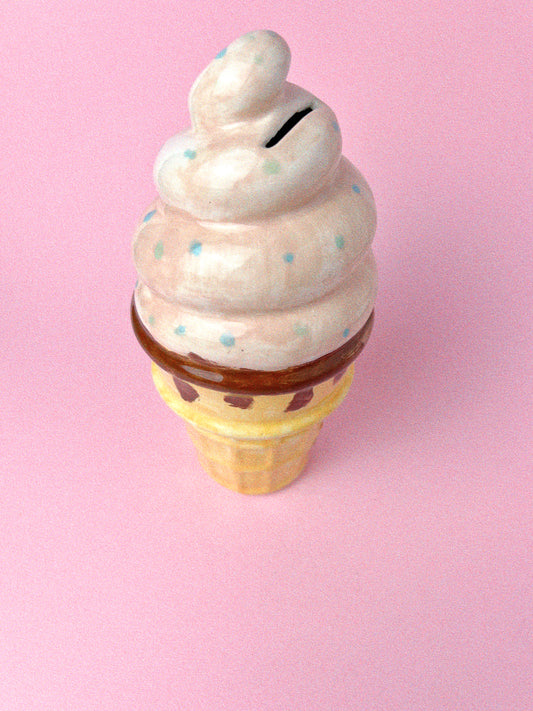 Vintage Ice-cream Cone Bank