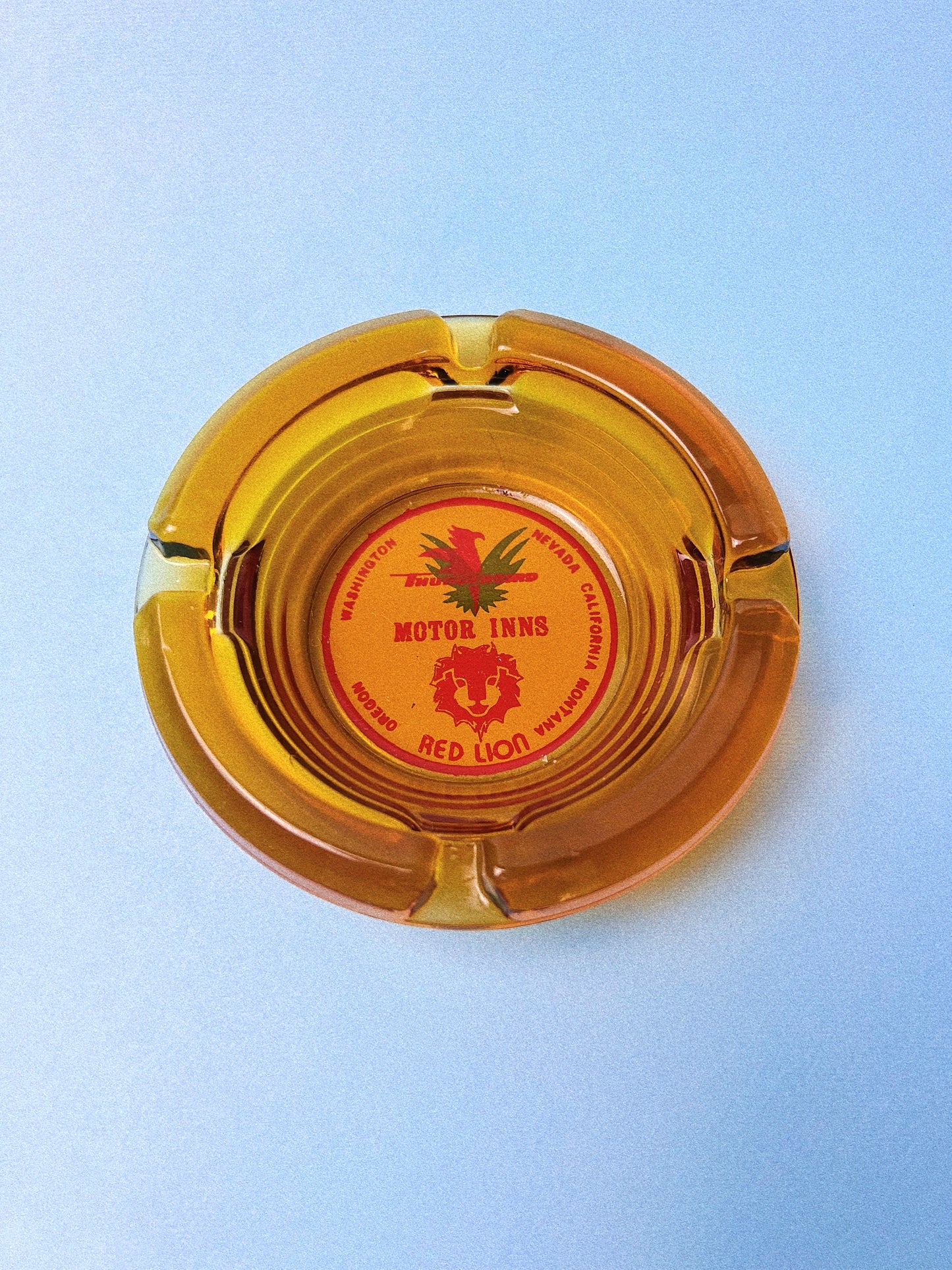 Vintage Thunderbird Motor Inn Vintage Hotel Ashtray