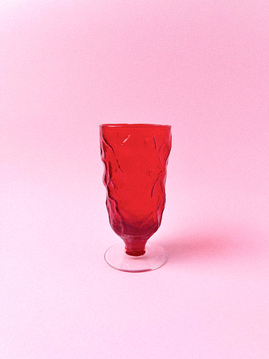 Morgantown Crinkle Goblets, Set of 4