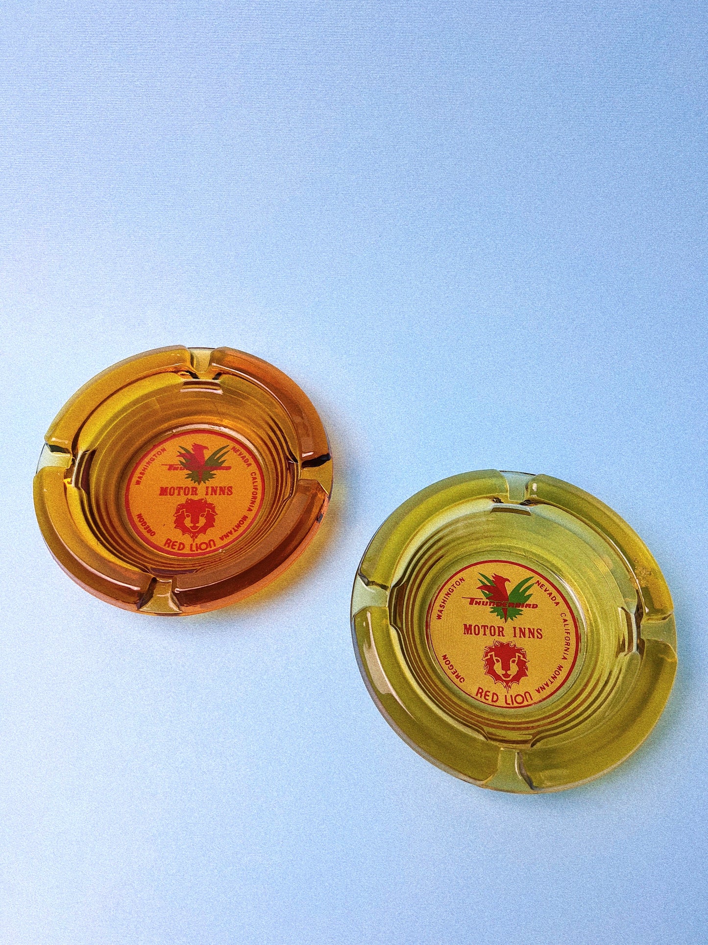 Vintage Thunderbird Motor Inn Vintage Hotel Ashtray