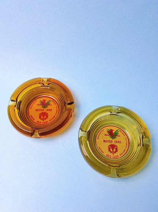 Vintage Thunderbird Motor Inn Vintage Hotel Ashtray
