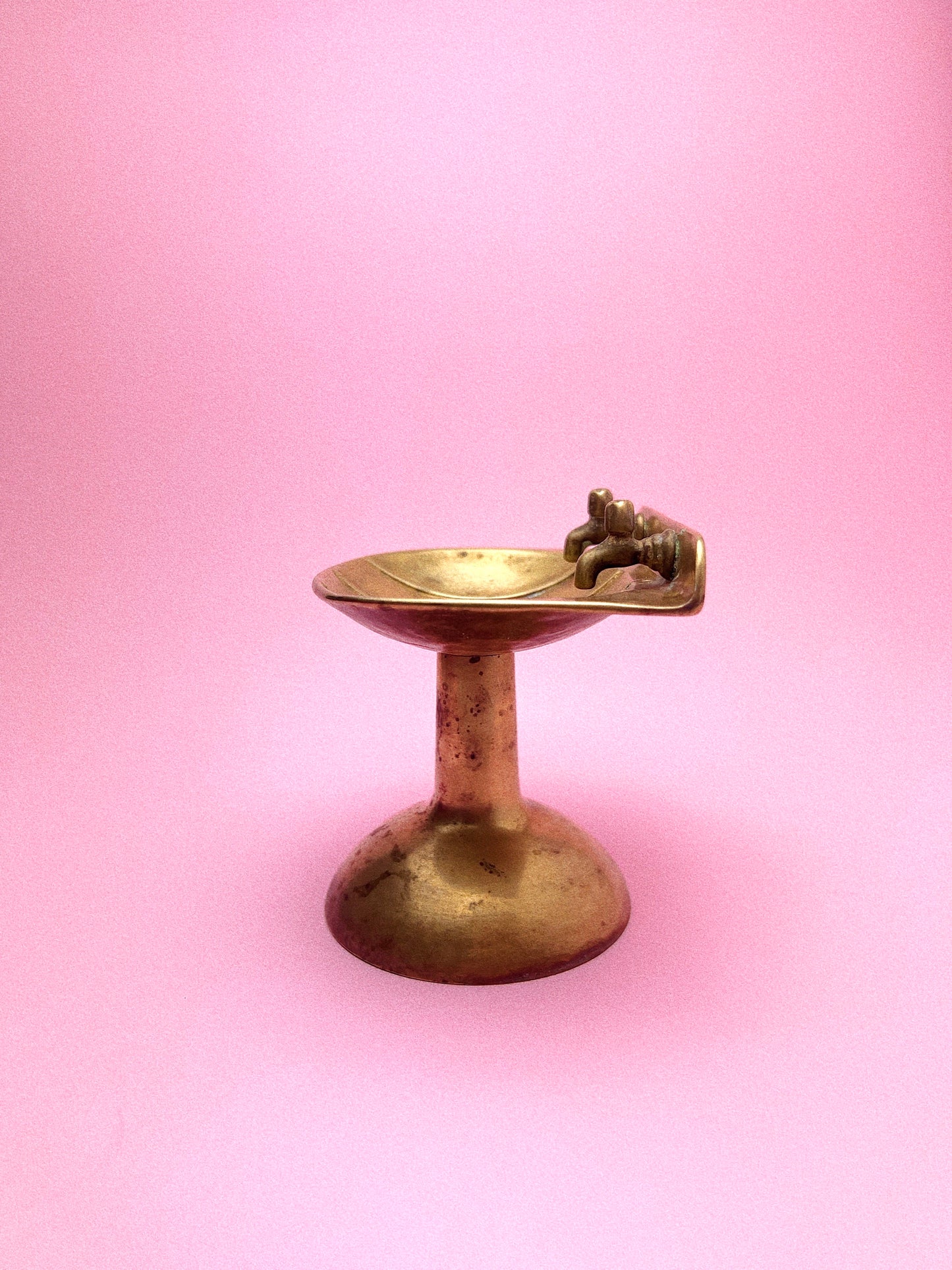 Vintage Brass Soap Sink