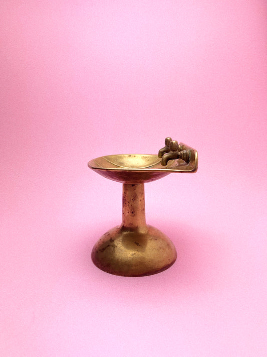 Vintage Brass Soap Sink