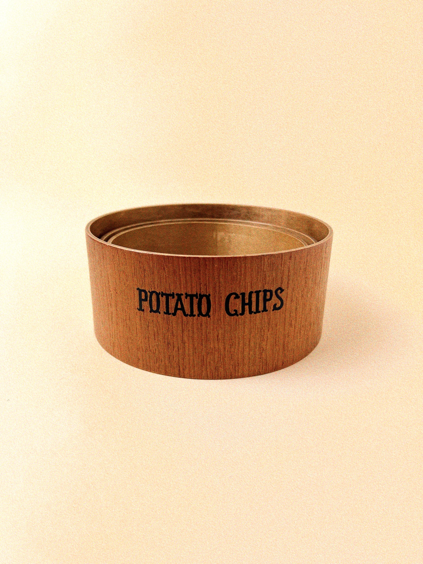 Regie Snack Trio Nesting Bowls - Bentwood Teak Veneer