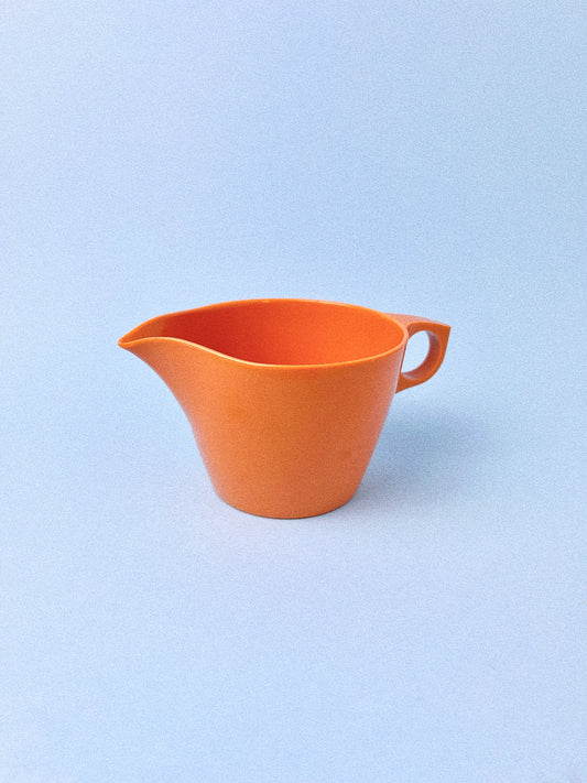 Vintage Dorchester Melamine Creamer | Rust Orange