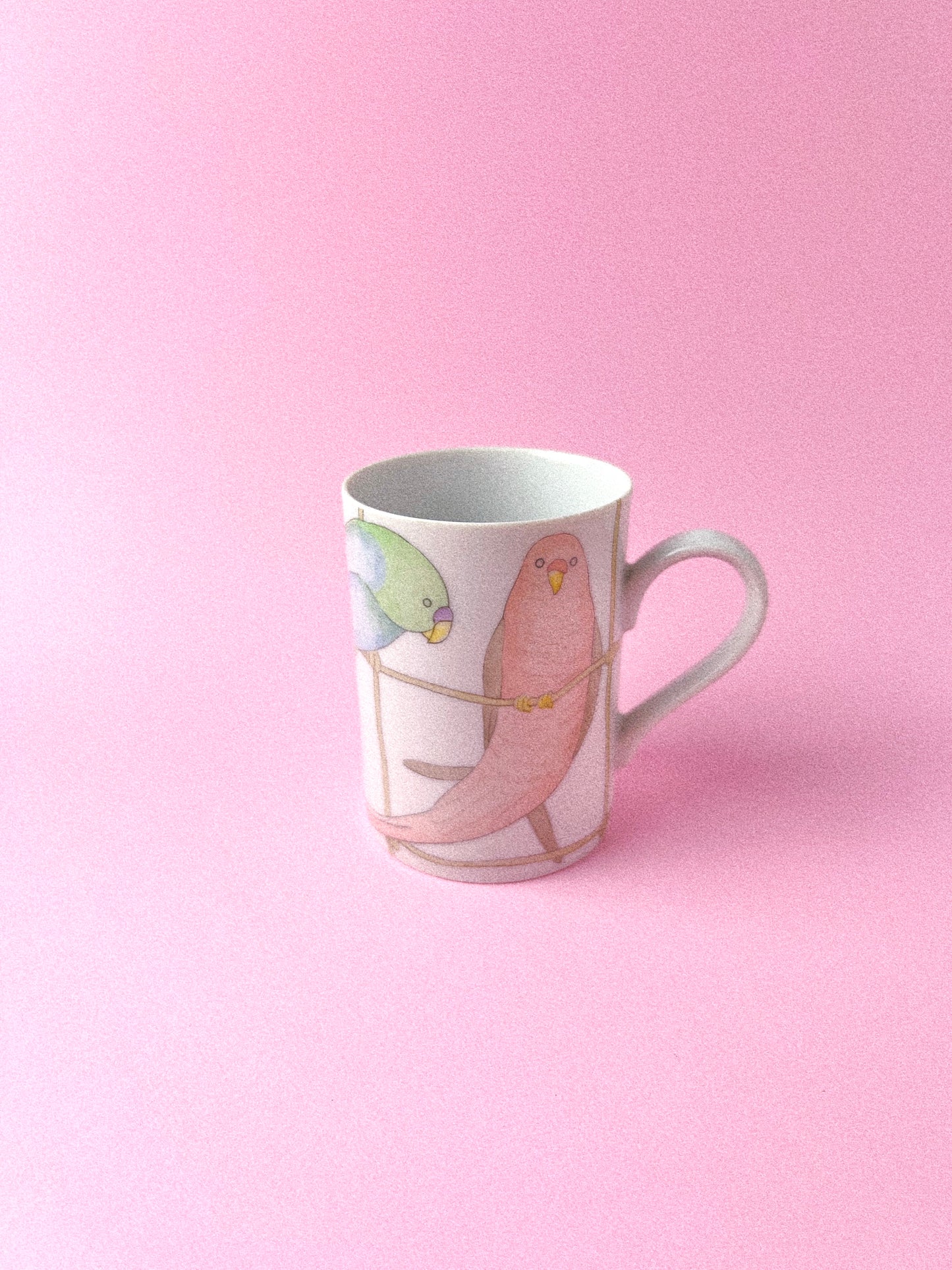 Pastel Parakeets Mug