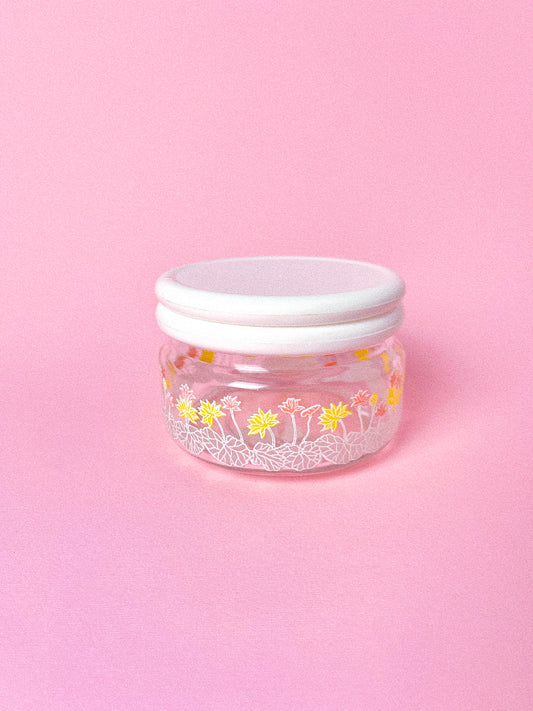 Tropical Floral Stash Jar