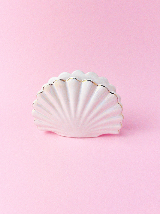 Vintage Marcel Iridescent Shell Napkin Holder