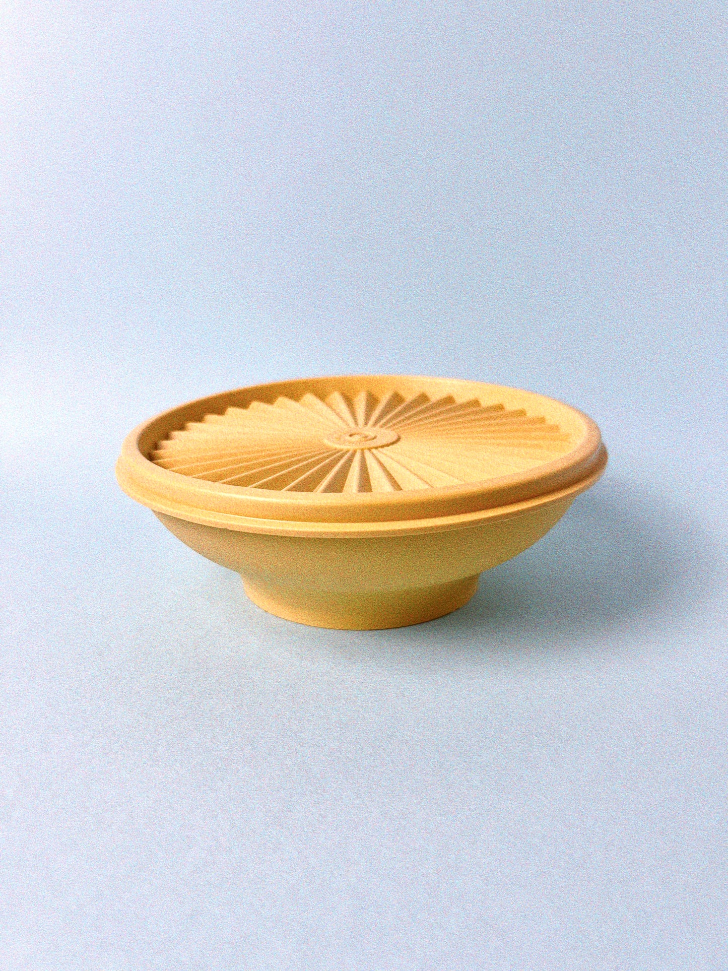 Vintage Tupperware Cereal / Salad Bowl with Lid | Harvest Gold