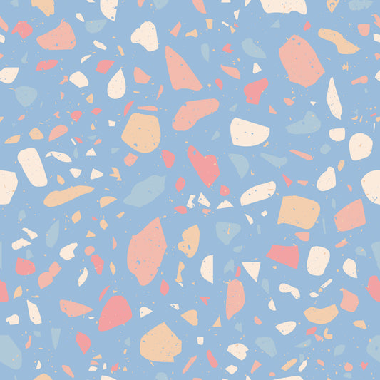 Terrazzo Sticker Tile | Sea Glass