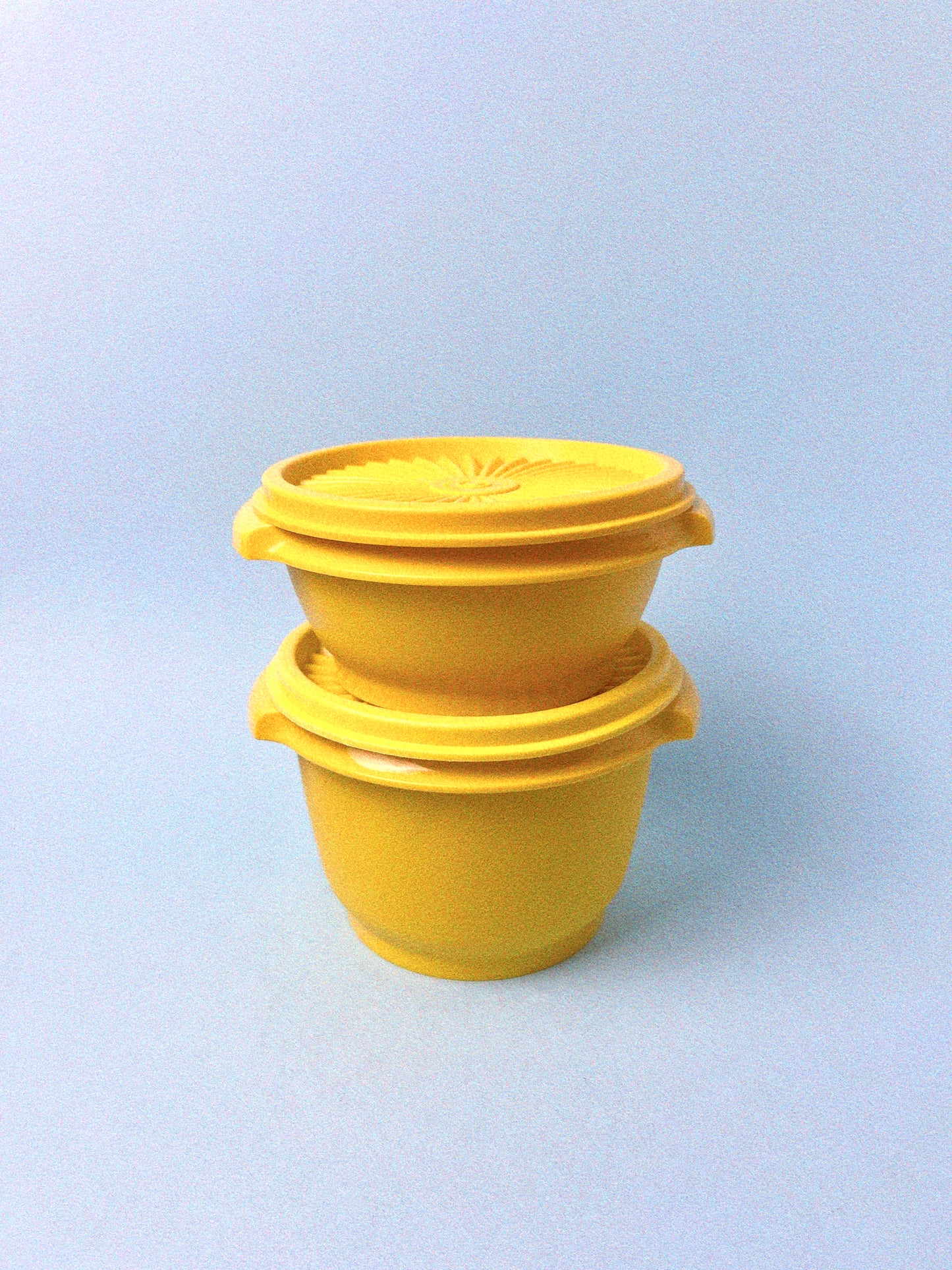 Vintage Tupperware Servalier Bowl Set of 2 | Yellow