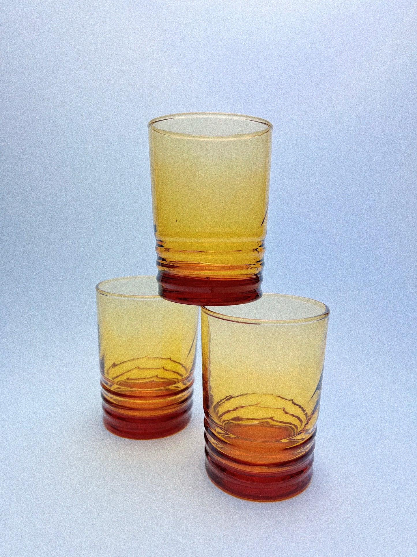 Malibu Gold Swirl Juice Glasses, Set of 2