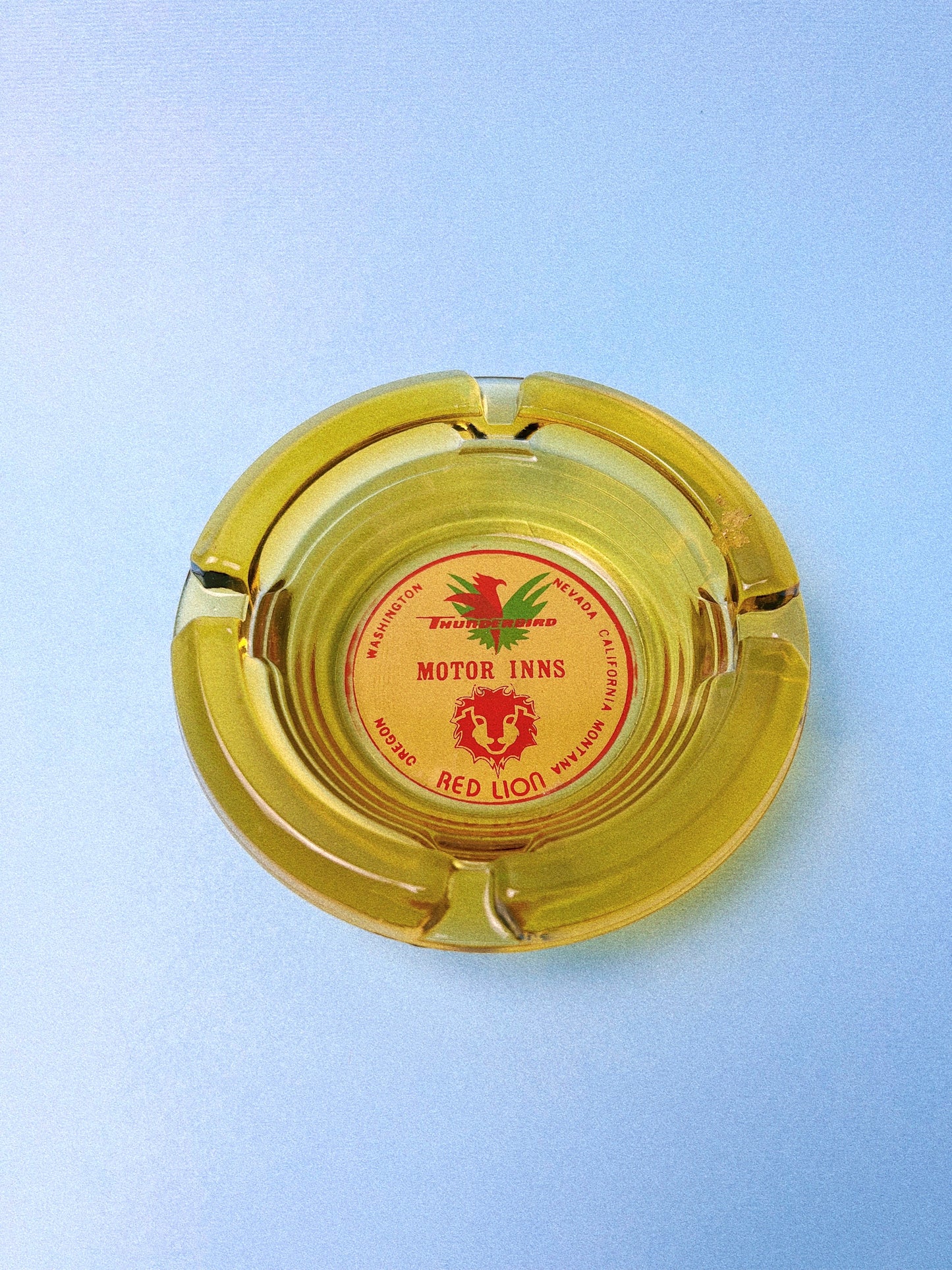 Vintage Thunderbird Motor Inn Vintage Hotel Ashtray