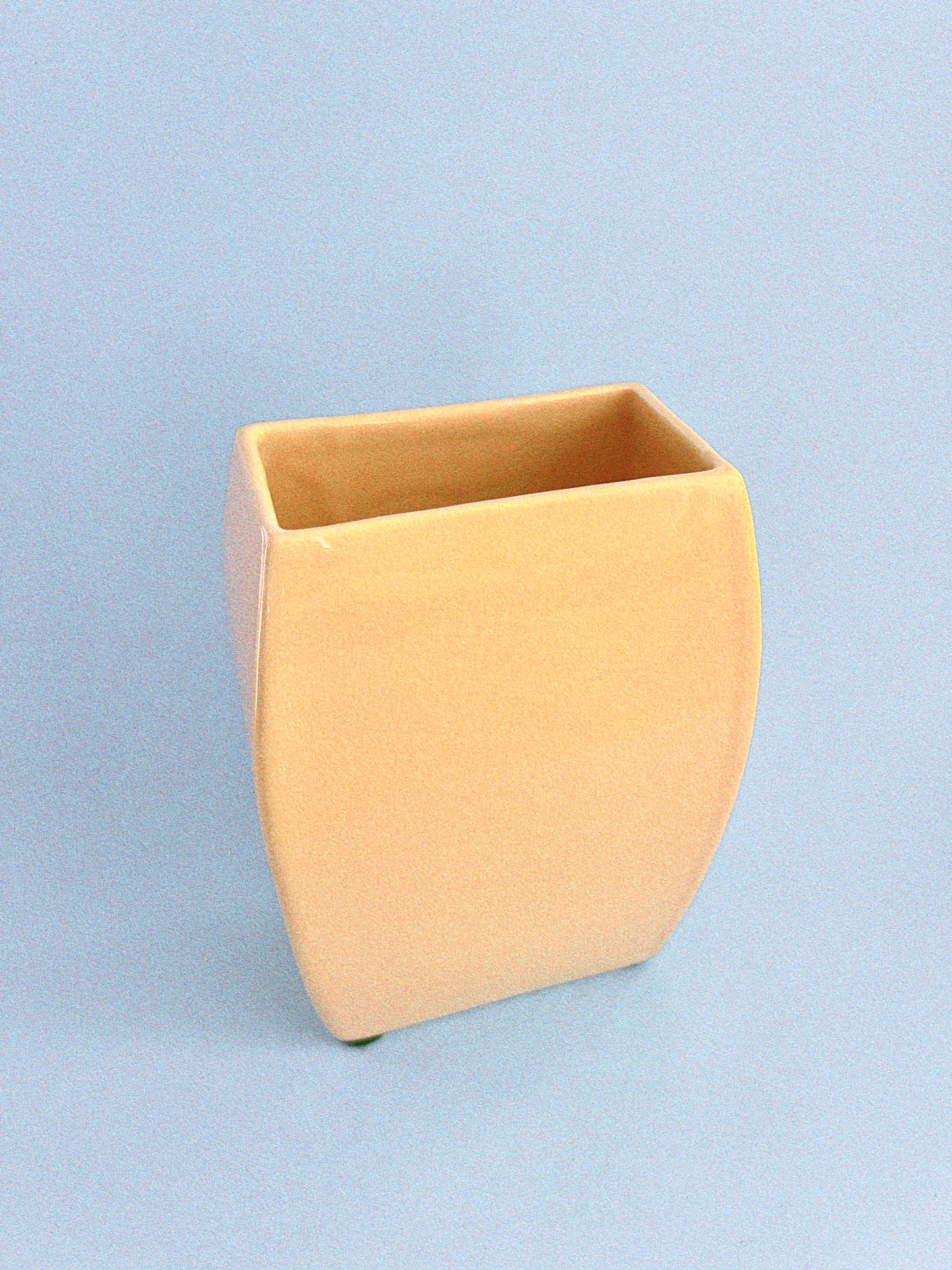 Vintage Yellow Haeger Floral Vase